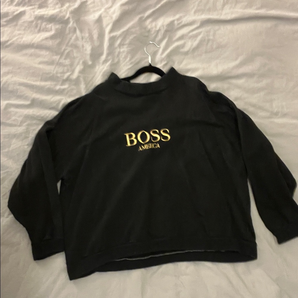 Boss America Black Pullover